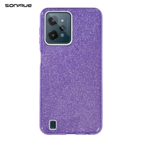 Θήκη Σιλικόνης Sonique Shiny Realme C31 Μωβ