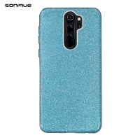 Θήκη Σιλικόνης Sonique Shiny Xiaomi Redmi Note 8 Pro Γαλάζιο
