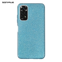 Θήκη Σιλικόνης Sonique Shiny Xiaomi Redmi Note 11 4G / Redmi Note 11S Γαλάζιο