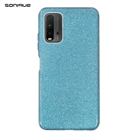 Θήκη Σιλικόνης Sonique Shiny Xiaomi Redmi 9T Γαλάζιο