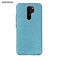 Θήκη Σιλικόνης Sonique Shiny Xiaomi Redmi 9 Γαλάζιο