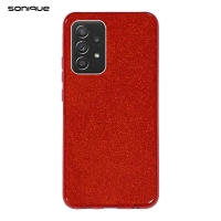 Θήκη Σιλικόνης Sonique Shiny Samsung Galaxy A52 4G/5G / Galaxy A52s 5G Κόκκινο