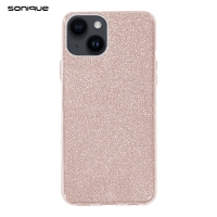 Θήκη Σιλικόνης Sonique Shiny Apple iPhone 14 Ροζ