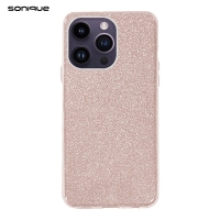 Θήκη Σιλικόνης Sonique Shiny Apple iPhone 14 Pro Max Ροζ