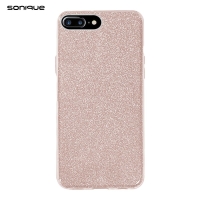 Θήκη Σιλικόνης Sonique Shiny Apple iPhone 7 Plus / iPhone 8 Plus Ροζ