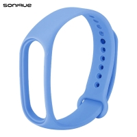 Λουράκι Σιλικόνης Sonique Color για Xiaomi Mi Band 5/6 Ανοιχτό Μπλέ