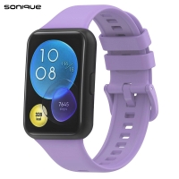 Λουράκι Σιλικόνης Soft Band Sonique για Huawei Fit 2 Active Μωβ Ανοιχτό
