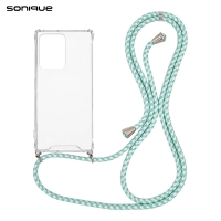 Θήκη Σιλικόνης με Κορδόνι Sonique Armor Clear Xiaomi Xiaomi 11T / Xiaomi 11T Pro Rainbow Βεραμάν