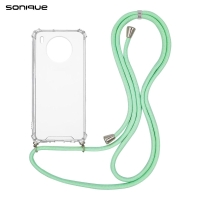 Θήκη Σιλικόνης με Κορδόνι Sonique Armor Clear Honor 50 Lite / Nova 8i Βεραμάν