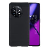 Θήκη Σιλικόνης Sonique Carbon Brushed OnePlus 11 5G Μαύρο