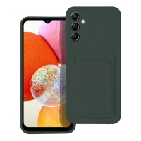 Θήκη Σιλικόνης Sonique Card Case Samsung Galaxy A14 4G / Galaxy A14 5G Πράσινο Σκούρο