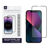 Hardy Glass Sonique Premium Series HD Full Cover 9H Apple iPhone 13 / iPhone 13 Pro / iPhone 14 / iPhone 16e Μαύρο