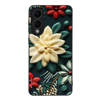 Θήκη Sonique 3D Flower Series για Samsung Galaxy S25 Edge Πράσινο