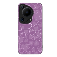 Θήκη Sonique Heart Series για Huawei Pura 70 Ultra Βιολετί