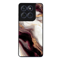 Θήκη Sonique Marble Series για Motorola Edge 60 Fusion 5G Μπορντώ