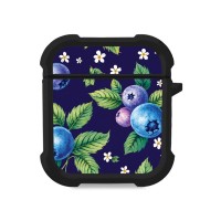 Θήκη Σιλικόνης Sonique Fruit Series για AirPods 1/2 Μύρτιλο 01