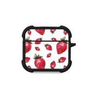 Θήκη Σιλικόνης Sonique Fruit Series για AirPods 4 Φράουλα 01