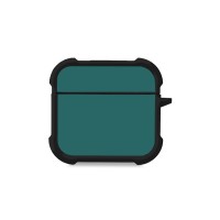 Θήκη Σιλικόνης Sonique ColorBloc Series για AirPods 4 Πετρόλ