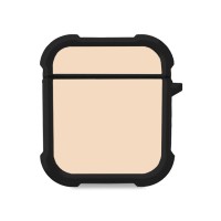 Θήκη Σιλικόνης Sonique ColorBloc Series για AirPods 1/2 Μπεζ