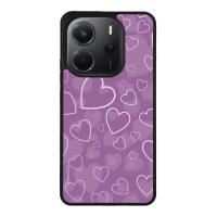 Θήκη Sonique Heart Series για Xiaomi Redmi Note 14 4G (164.84mm) Βιολετί