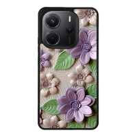 Θήκη Sonique 3D Flower Series για Xiaomi Redmi Note 14 4G (164.84mm) Βιολετί