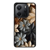 Θήκη Sonique 3D Flower Series για Xiaomi Redmi Note 14 4G (164.84mm) Γκρι
