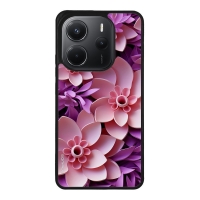 Θήκη Sonique 3D Flower Series για Xiaomi Redmi Note 14 4G (164.84mm) Ροζ