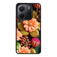 Θήκη Sonique 3D Flower Series για Xiaomi Redmi Note 14 4G (164.84mm) Σομόν