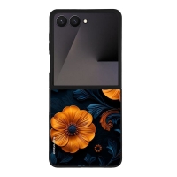 Θήκη Sonique 3D Flower Series για Samsung Galaxy Z Flip 7 Πορτοκαλί 01