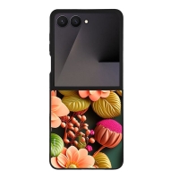Θήκη Sonique 3D Flower Series για Samsung Galaxy Z Flip 7 Σομόν