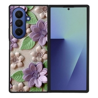 Θήκη Sonique 3D Flower Series για Samsung Galaxy Z Fold 7 Βιολετί