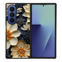 Θήκη Sonique 3D Flower Series για Samsung Galaxy Z Fold 7 Εκρού