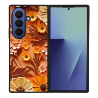 Θήκη Sonique 3D Flower Series για Samsung Galaxy Z Fold 7 Πορτοκαλί