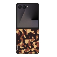 Θήκη Sonique Camouflage Army Series για Samsung Galaxy Z Flip 7 Καφέ 01
