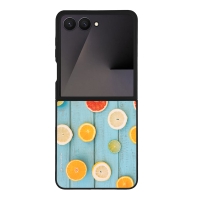 Θήκη Sonique Fruit Series για Samsung Galaxy Z Flip 7 Γκρέιπφρουτ