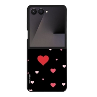 Θήκη Sonique Heart Series για Samsung Galaxy Z Flip 7 Μαύρο