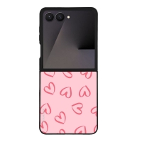 Θήκη Sonique Heart Series για Samsung Galaxy Z Flip 7 Ροζ