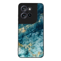 Θήκη Sonique Marble Series για Motorola Edge 50 Neo 5G Μπλε