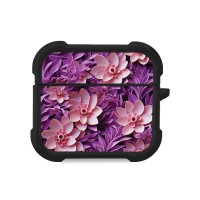 Θήκη Σιλικόνης Sonique 3D Flower Series για AirPods 3 Ροζ