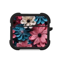 Θήκη Σιλικόνης Sonique 3D Flower Series για AirPods 3 Ροζ 01