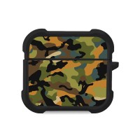 Θήκη Σιλικόνης Sonique Camouflage Army Series για AirPods 3 Πράσινο 01