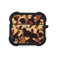 Θήκη Σιλικόνης Sonique Camouflage Army Series για AirPods 3 Καφέ 01