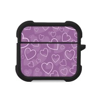 Θήκη Σιλικόνης Sonique Heart Series για AirPods 3 Βιολετί