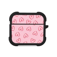 Θήκη Σιλικόνης Sonique Heart Series για AirPods 3 Ροζ