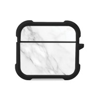 Θήκη Σιλικόνης Sonique Marble Series για AirPods 3 Λευκό