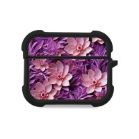 Θήκη Σιλικόνης Sonique 3D Flower Series για AirPods Pro / Pro 2 Ροζ