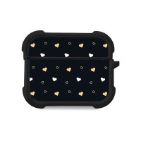 Θήκη Σιλικόνης Sonique Heart Series για AirPods Pro / Pro 2 Μαύρο 01