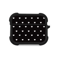Θήκη Σιλικόνης Sonique Heart Series για AirPods Pro / Pro 2 Μαύρο 02