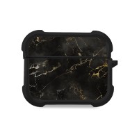 Θήκη Σιλικόνης Sonique Marble Series για AirPods Pro / Pro 2 Μαύρο 01