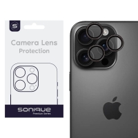Camera Protection Sonique Glitter Lens Pro Apple iPhone 16 Pro / iPhone 16 Pro Max Black Titanium